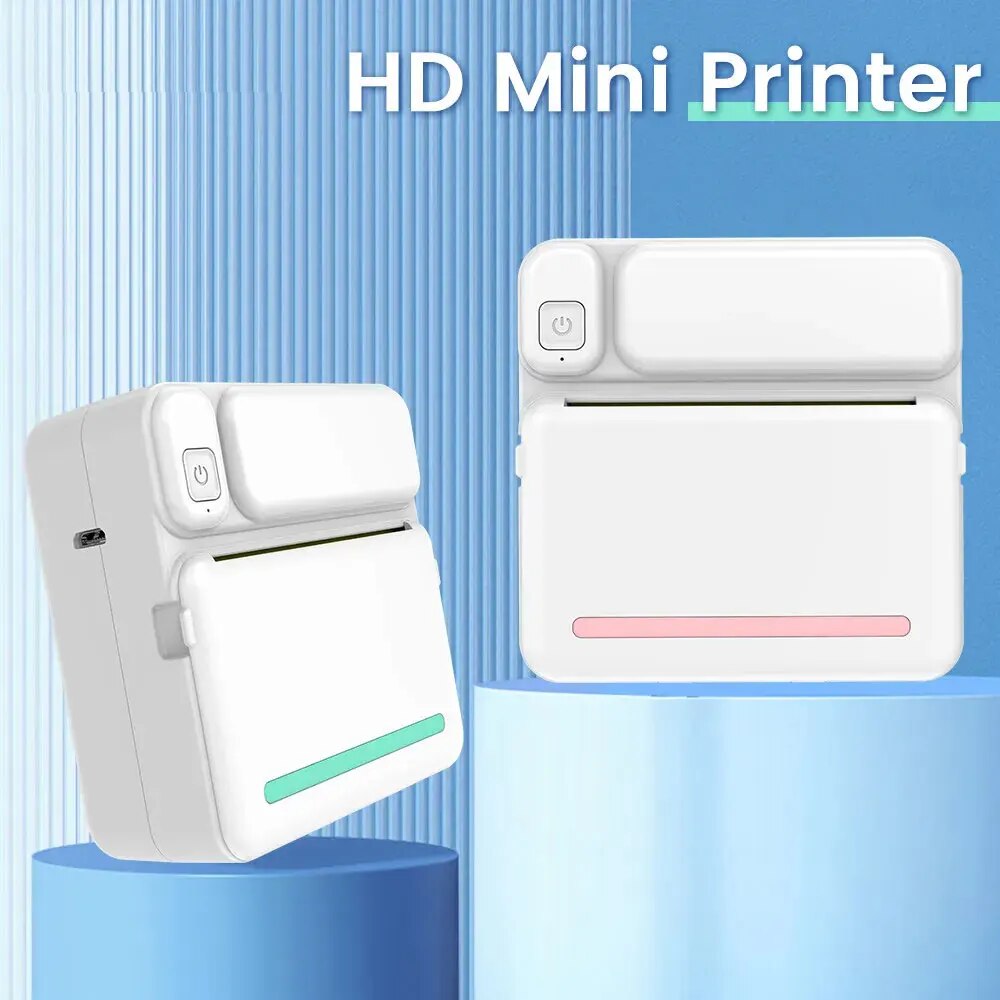 Mini Pocket Thermal Printer Paper Roll - C19 MINI Print Tragbarer Thermodrucker Fototasche