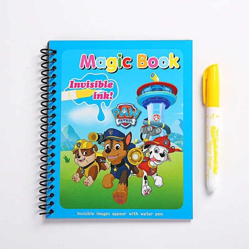 Reusable Water Magic Coloring Book - Paw Patrol Wiederverwendbares Magisches Wasser-Malbuch für