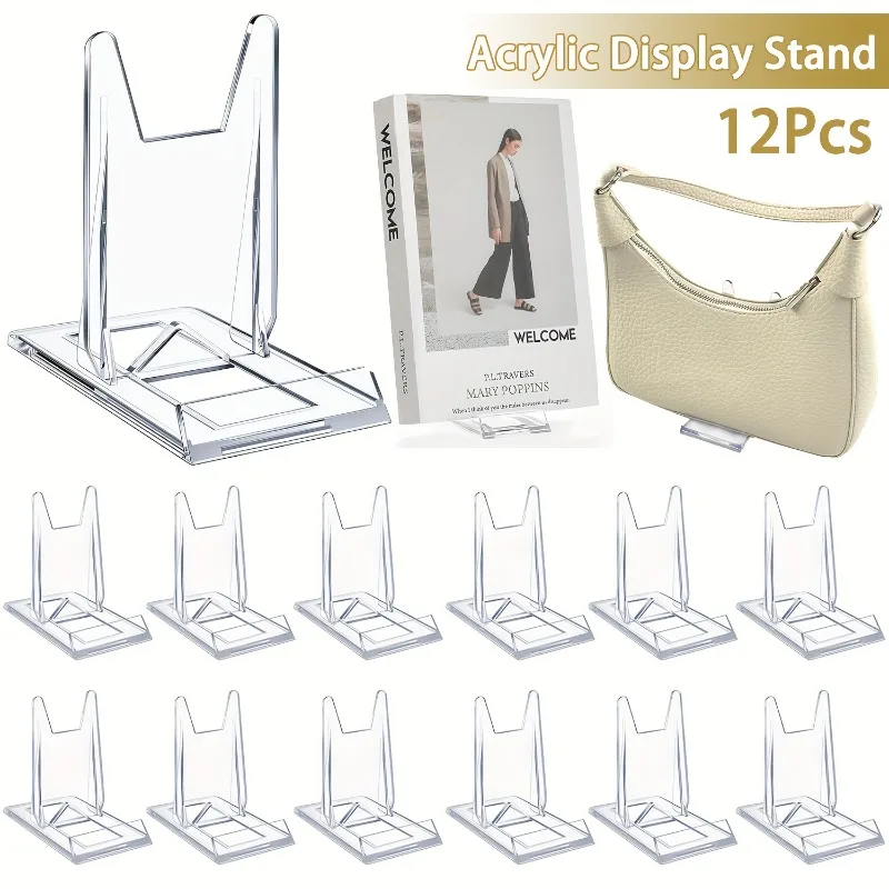 5/12 Stück Klare Acryl-Display – Clear Acrylic Book Stand Holder Bewertung und Preis