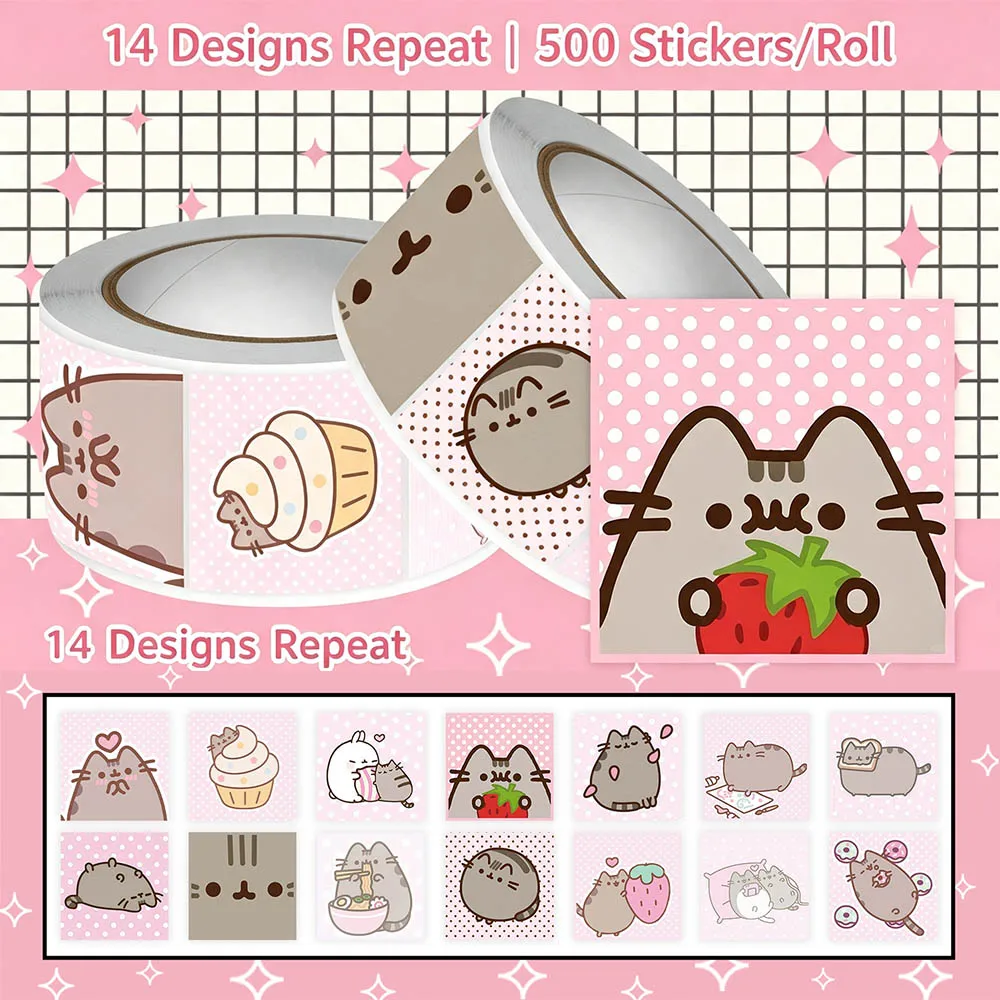 Hou 500 Stück Pusheen Cartoon- – Books Bewertung und Preis
