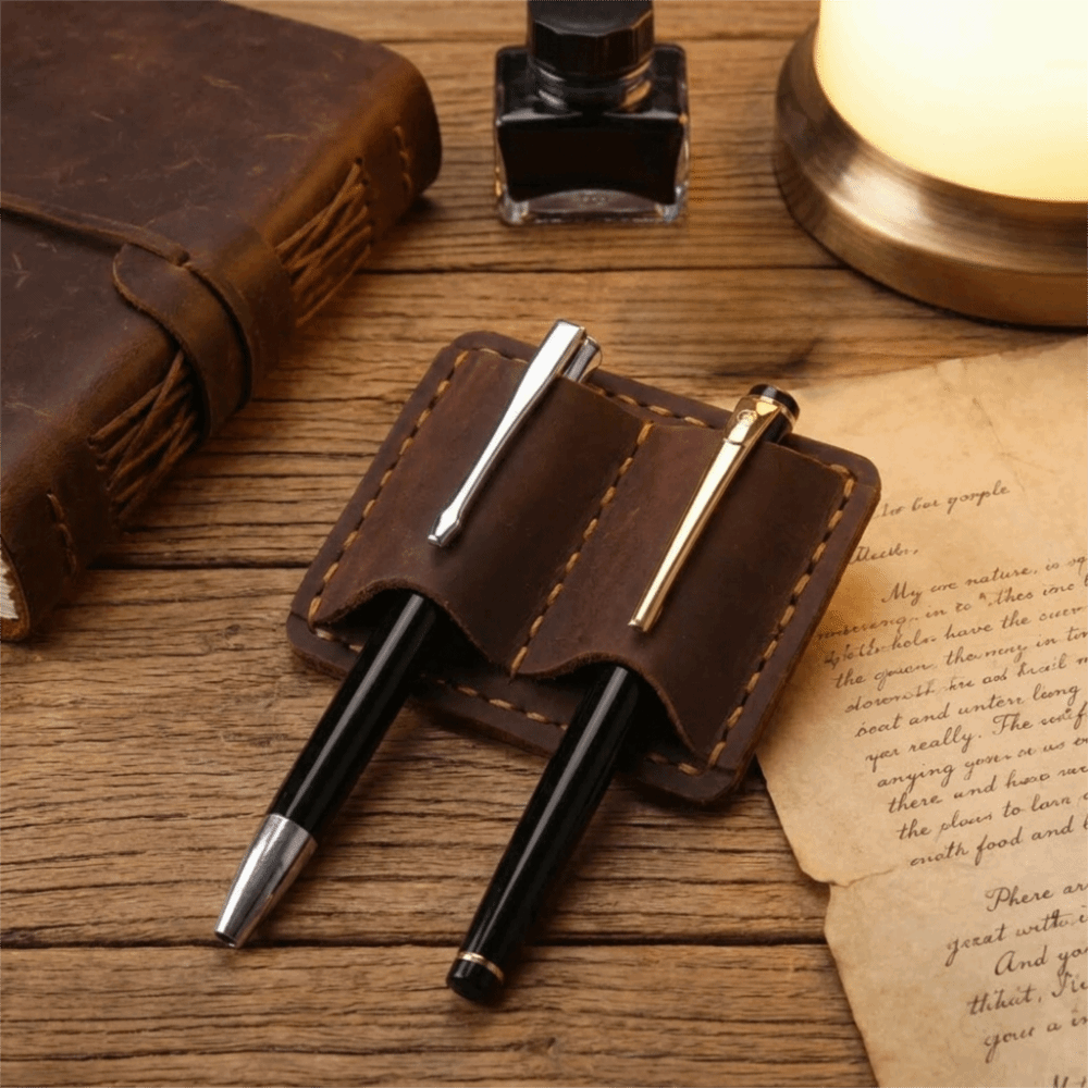 Doppelter Vintage-Leder-Stifth – Vintage Leather Journal Notebook Bewertung und Preis