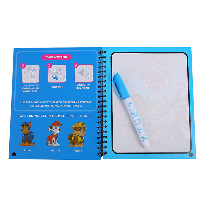 Paw Patrol Wiederverwendbares  – Reusable Water Magic Coloring Book Bewertung und Preis